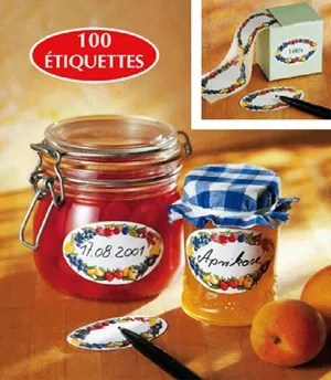 Produit Etiquettes pots de confiture Image