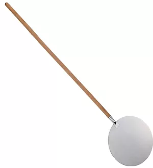 Produit Pelle à pizza ronde alu manche bois Image