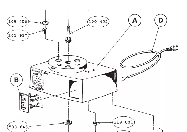 Produit Pièces détachées MAGIMIX 3000 Image