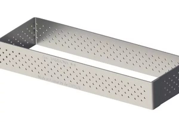 Produit Cercle à tarte rectangle perforé Valrhona De buyer Image