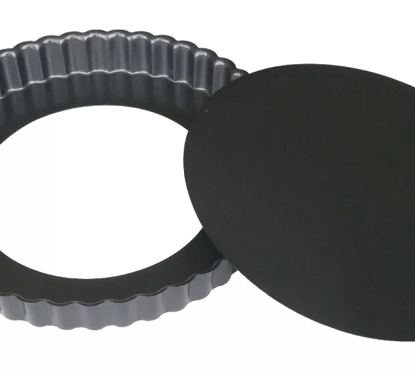 Produit Moule à Tarte Cannelé anti-adhésif Bords Droits Fond Amovible De Buyer Image