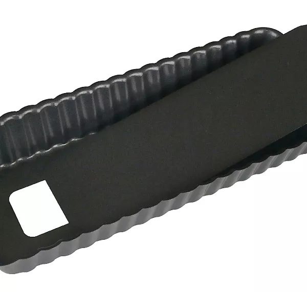 Produit Moule à Tarte Rectangulaire Anti-adhésif à Fond Amovible De Buyer Image